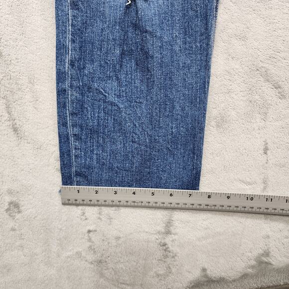 Old Navy Jeans Womens 6 TALL Blue Destroyed Extra High Rise Sky High Straight - Picture 15 of 16